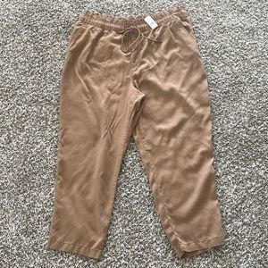 NWT Loft Emory Taper Leg Trousers in Toasted coconut